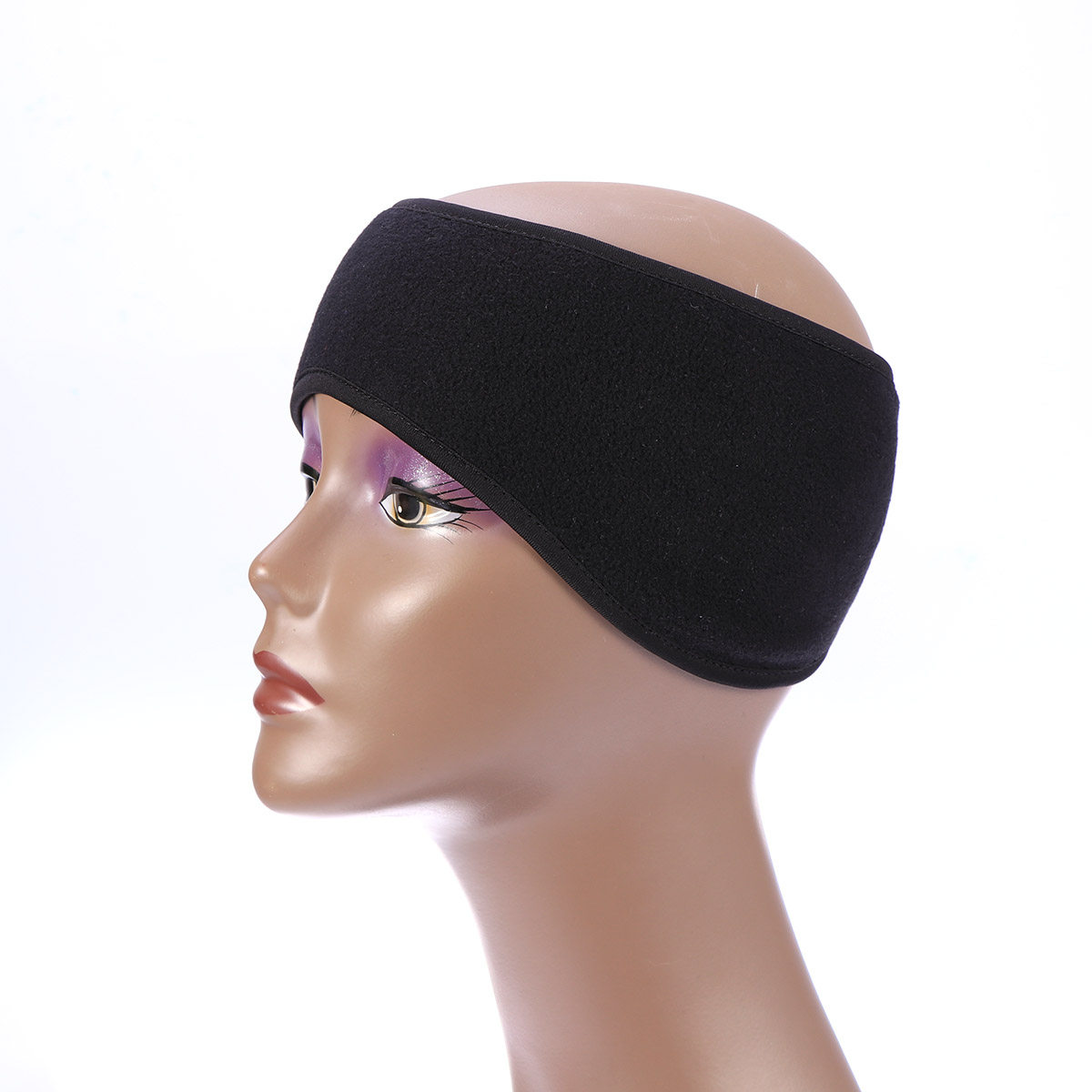 Fleece Ear Warmer Band - Diadema Térmica Unisex Negra para Orejas,