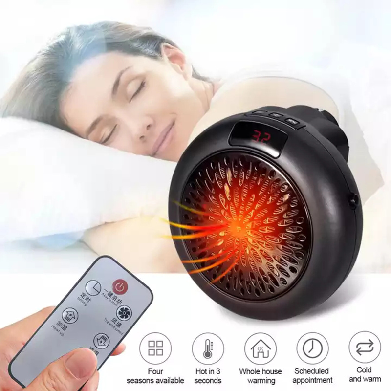 Hand Warmer Electric - Mini calentador eléctrico enchufable para habitación,