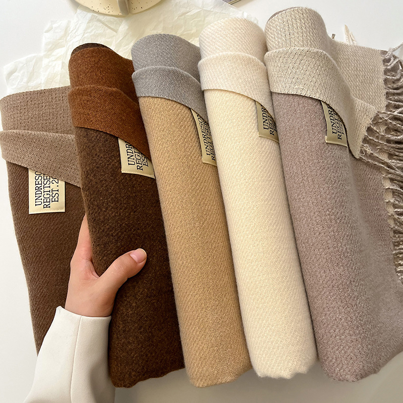 Cashmere Pashmina Wrap - Bufanda de cachemira cálida y elegante,