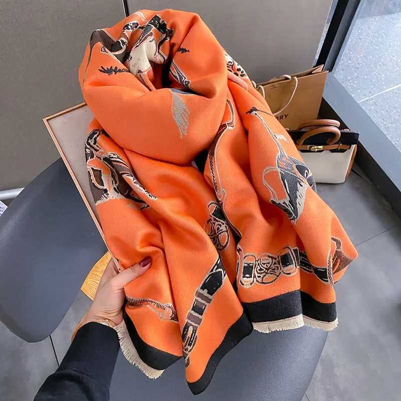 Cashmere Pashmina Wrap - Chal Pashmina cálido de lujo para