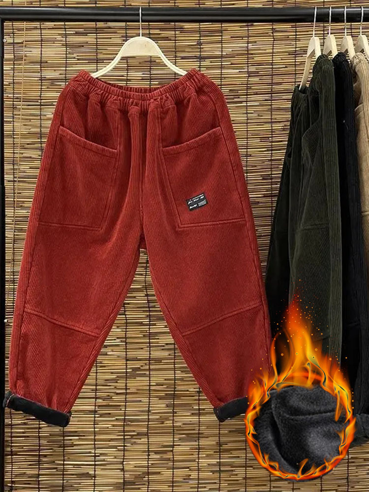 Pantalones bombachos de tercio - Corduroy Pant Warm reseña y precio