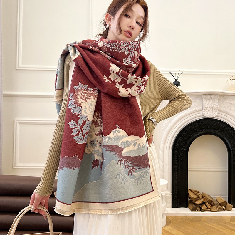 Moda invierno nuevo cálido cha - Cashmere Pashmina Wrap reseña y precio